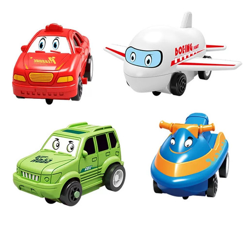 Children's puzzle track puzzle car DIY assembled electric car automatic rail car baby toys for boys and girls