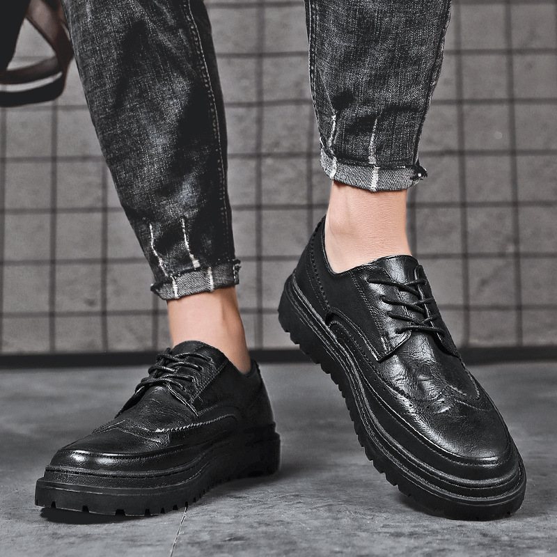 Chaussures homme en Cuir microfibre - Ref 3445740 Image 4