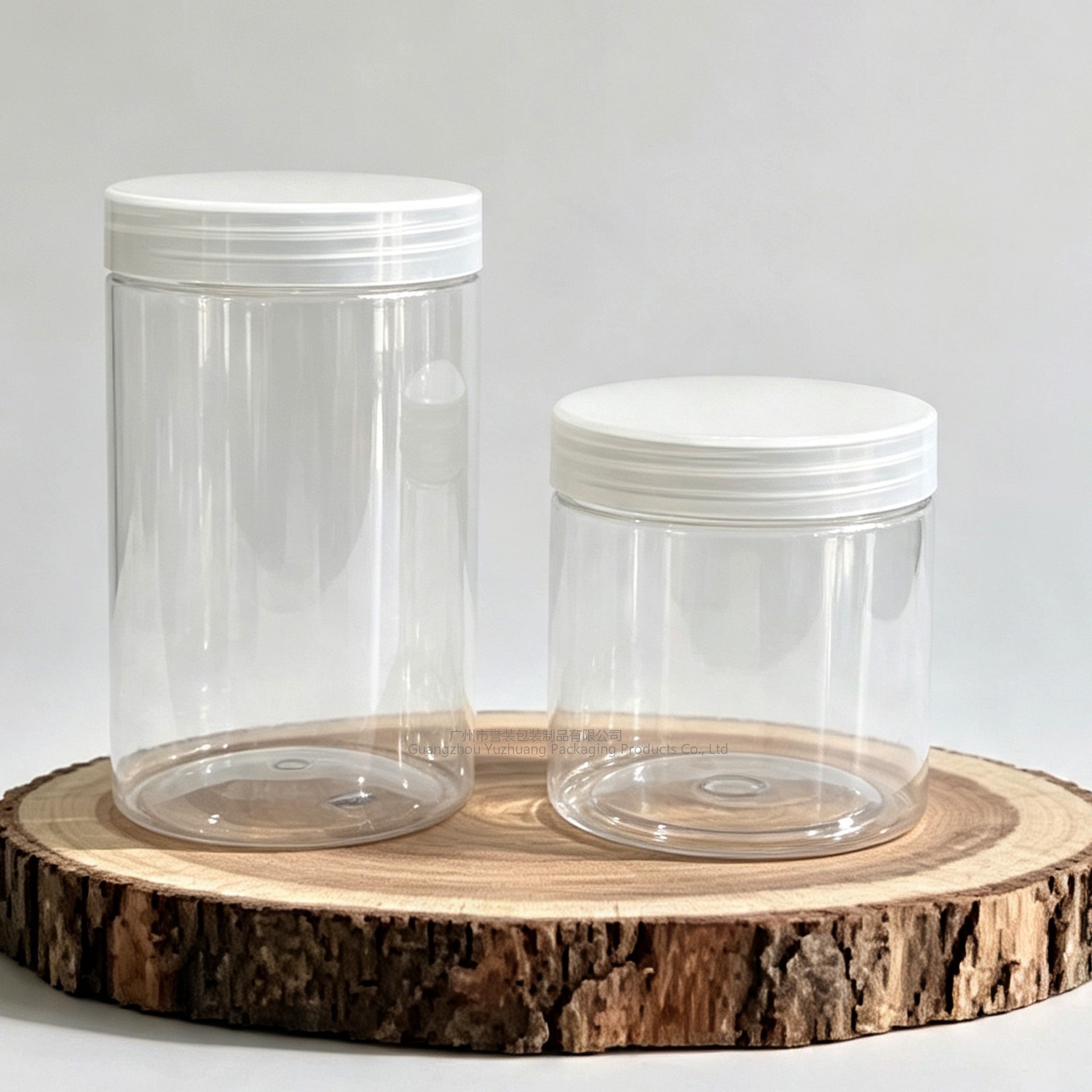 Envase de plástico de boca ancha de 500 ml de grado alimenticio Yuzhuang PET, frasco sellado de 250 g para mascarillas capilares, material de embalaje cosmético.