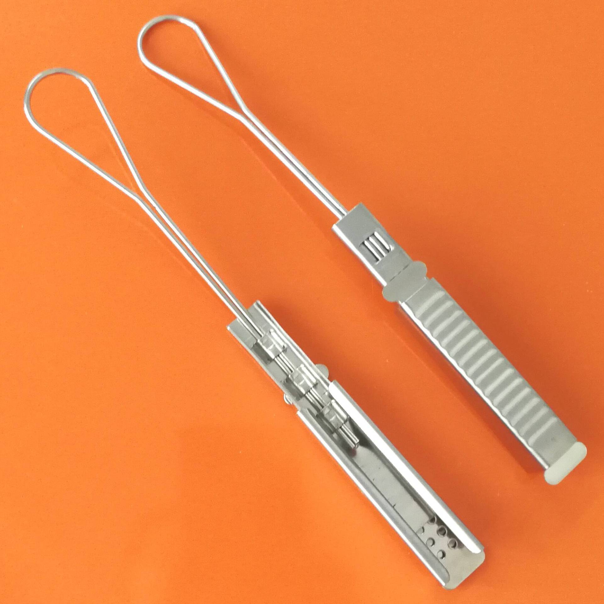 不锈钢S型固定件皮线光缆拉夹FTTH光纤入户布线拉钩架空支撑辅件