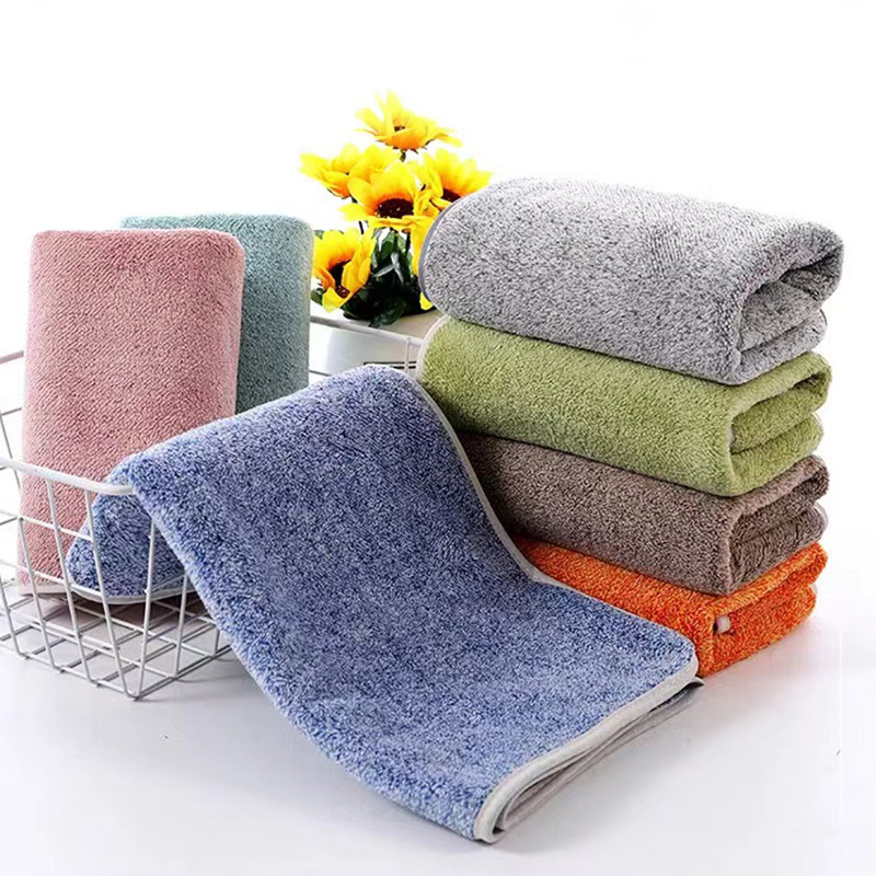 2024 new products on the new star towel bath towel thickened absorbent not easy to shed hair anti-dirty easy to clean wash wool bath towel