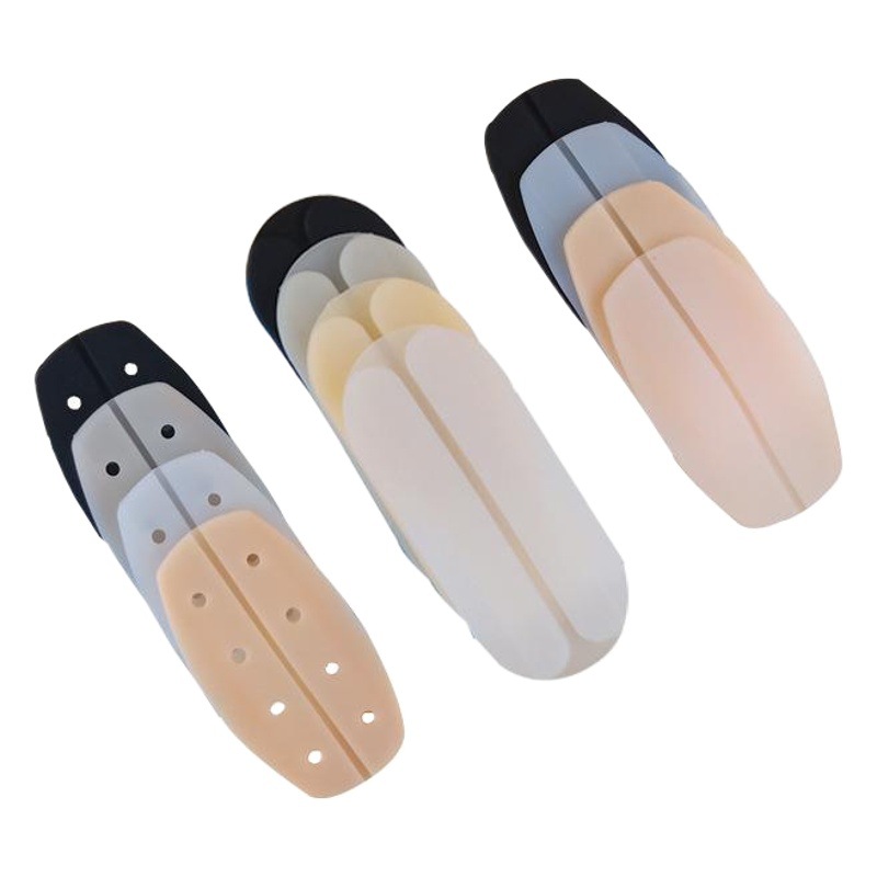 Anti-hombro almohadilla de deslizamiento ropa interior silicona hombro junta invisible ropa interior de las mujeres almohadilla de presión hombro al aire libre sujetador Correa antideslizante hebilla de hombro