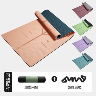 跳绳垫子高回弹防滑舞蹈垫减震健身垫加宽加厚TPE瑜伽垫批发瑜珈