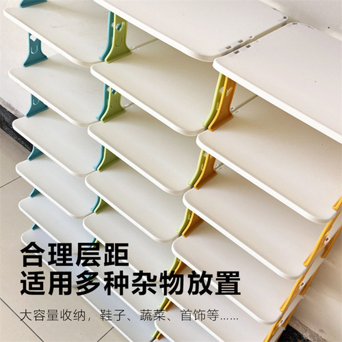 Home Entrance Simple Multi-layer Dormitory Small Shoe Rack Space-saving  New Shoe Cabinet