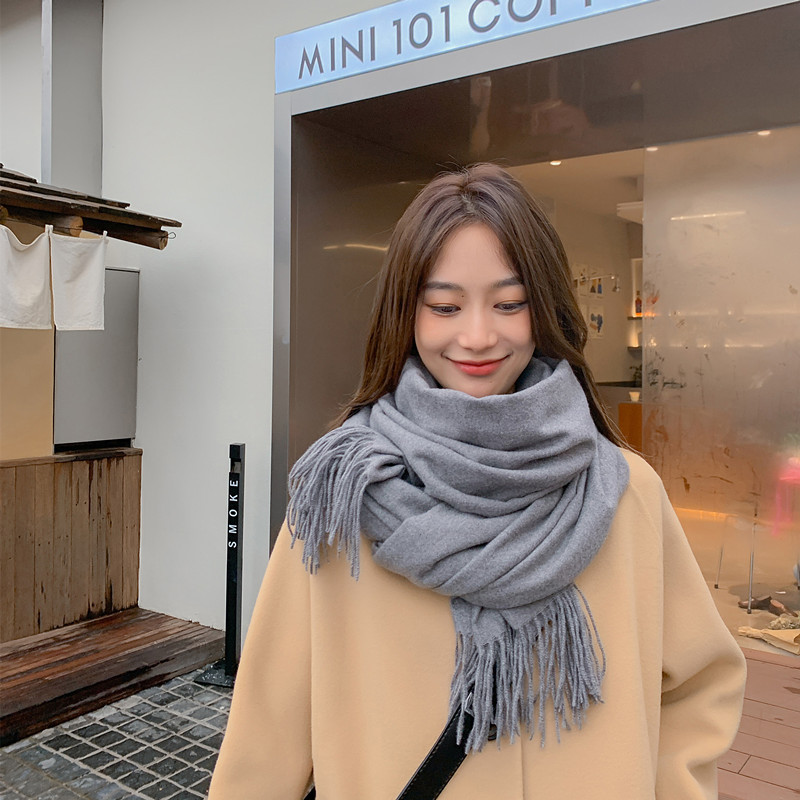 woolen cashmere winter universal scarf
