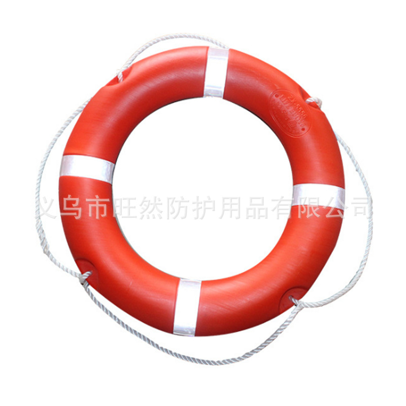 2.5kg聚乙烯塑料应急成人救生圈 船用救生装备防汛抗洪用品救生圈详情2