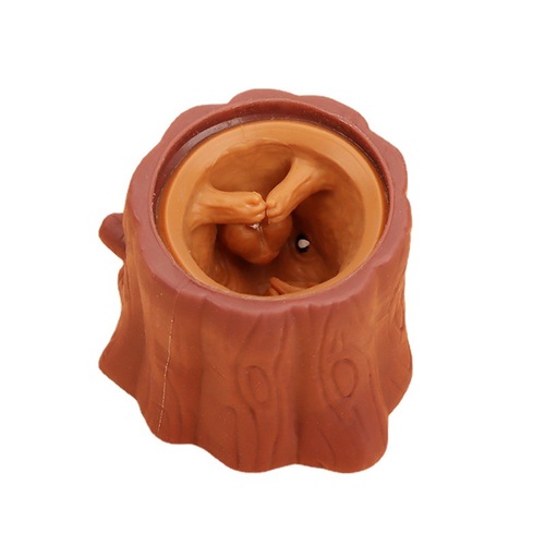 Creative decompression cute cheese mouse cup, squeeze and vent squirrel cup, decompression toys wholesale