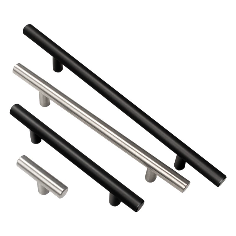 Трансграничные роскошные французские ручки для шкафов, элегантные ручки, маленькие ручки из нержавеющей стали, ручки для шкафов и гардеробов, Т-образные ручки из нержавеющей стали.