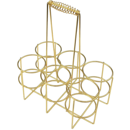 9WOR beer basket wine basket wine basket portable six-pack wine carrier bar barbecue hotel KTV wine rack