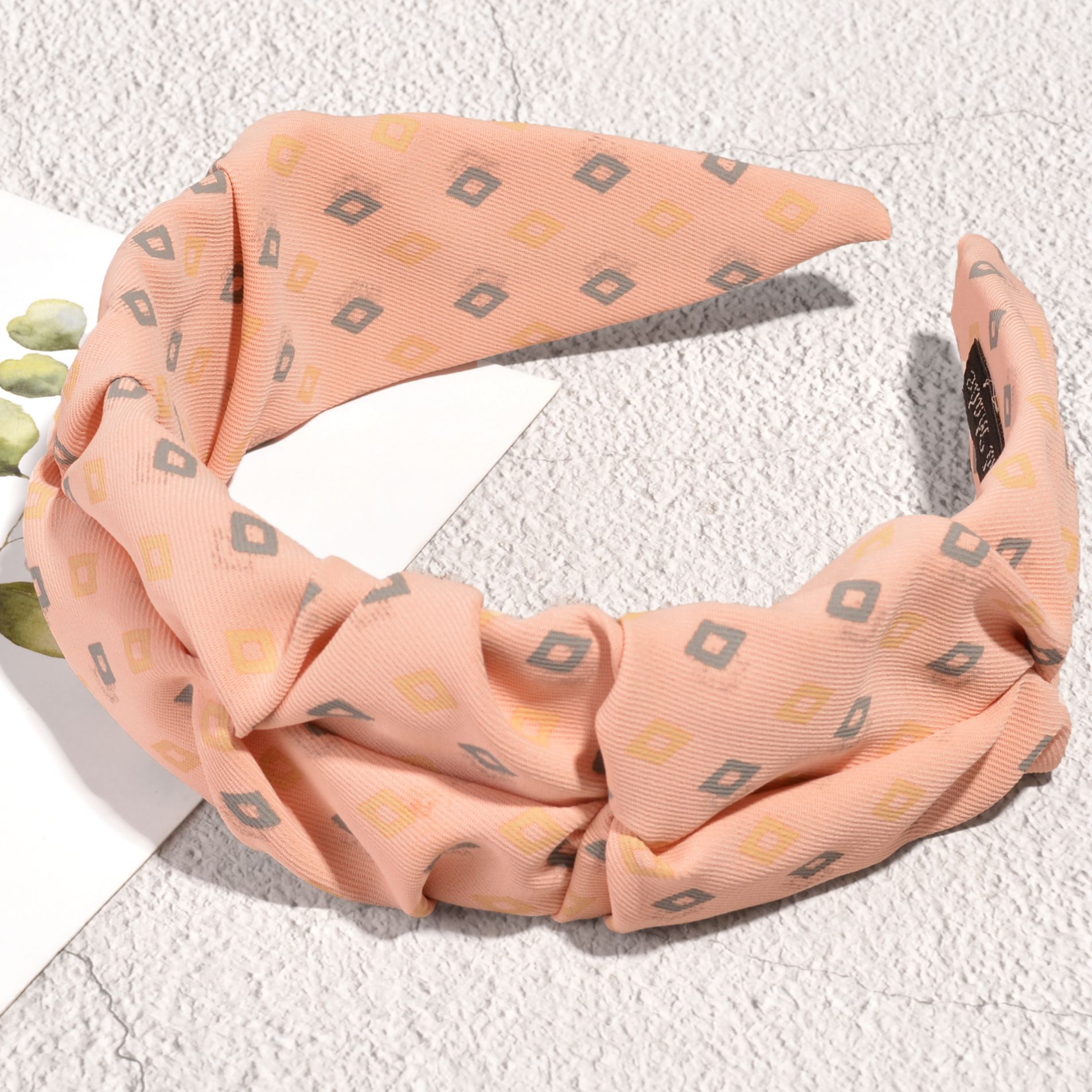 Printed Fabric Wide Side Headband display picture 8