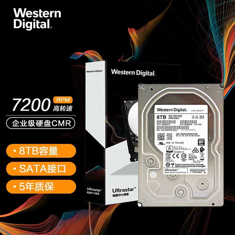 Оригинальный NAS-дисковый накопитель класса enterprise для WD, настольный, 7200 об/мин, 18 ТБ, гелий