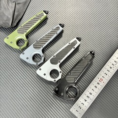 跨境热销微技术OTF锌合金碳纤刀柄户外工具多功能EDC刀鞘防身配件