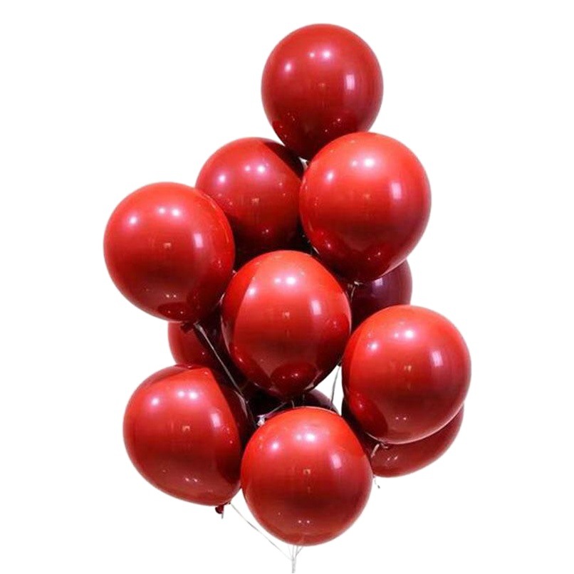 5 pulgadas 10 pulgadas 18 pulgadas globo de doble capa Granada Globo Rojo engrosada Día de San Valentín decoración de la habitación de la boda Día Nacional