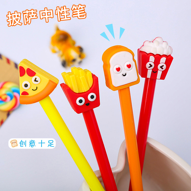Estudiante pluma de gel de aprendizaje creativo de dibujos animados papelería pluma de agua Premio regalo Oficina firma pluma fábrica al por mayor