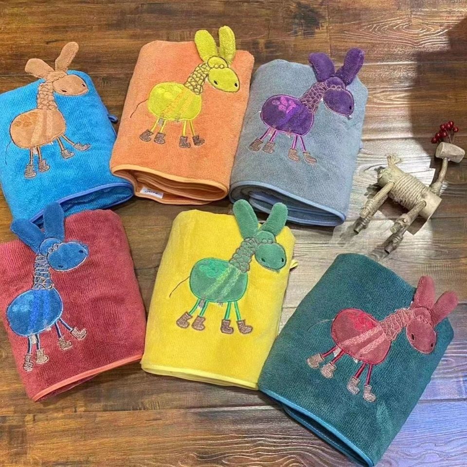 Bathing towel Bath towel lovely Cartoon Coral Sets of towels thickening household water uptake soft Face Towel wholesale