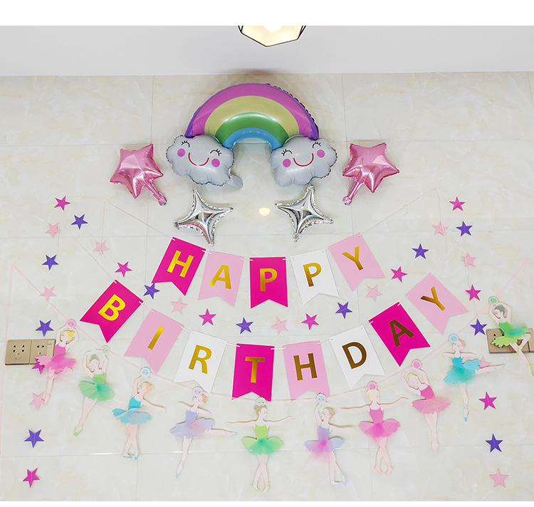 Festbanderoller och triangulära vimplar för skolfester_voghion.com