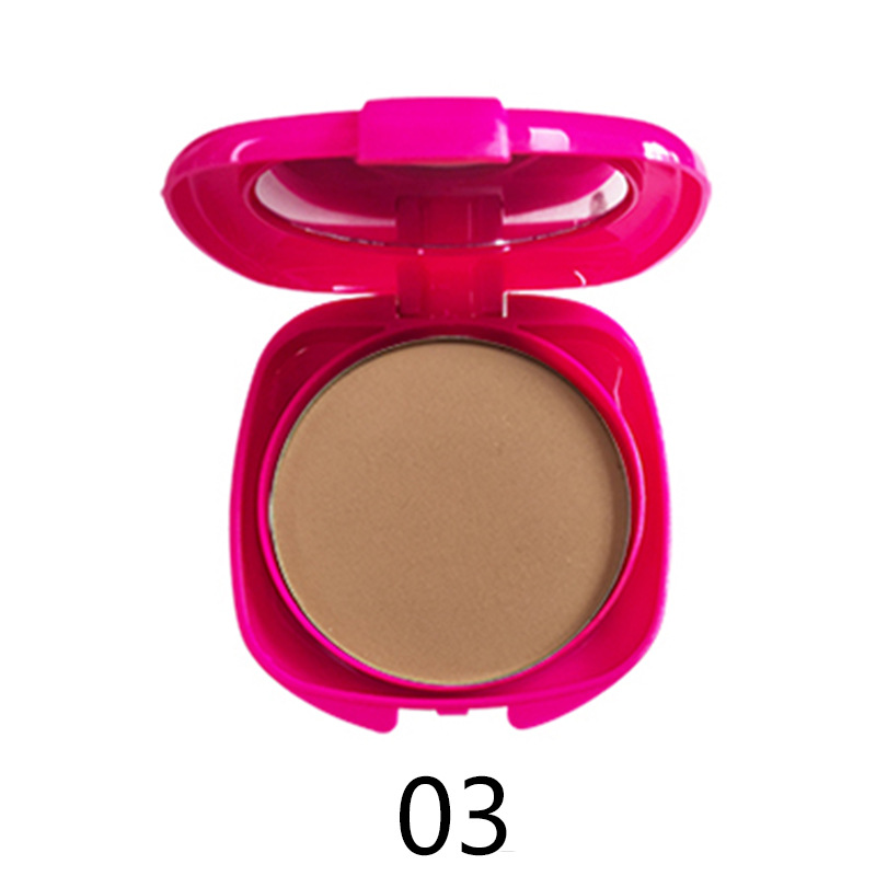 Casual Vacation Solid Color Plastic Pressed Powder display picture 5