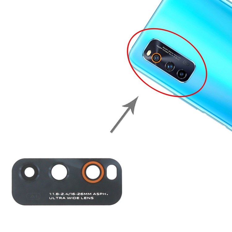 Aplicable para vivo iQOO Neo3 5G V1981A Lentes de cámara 10 unidades de venta