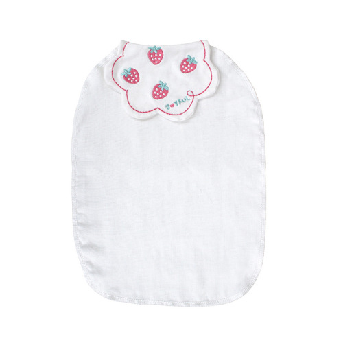 Children's sweat-absorbent towel kindergarten can write the baby's name pure cotton gauze sweat-proof towel embroidered pad sling breathable type A