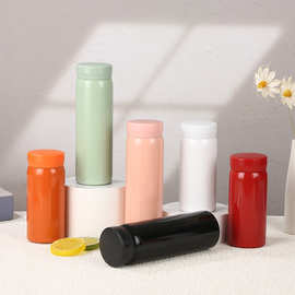 新款304不锈钢保温杯双层真空迷你随行水杯小巧简约户外口袋杯子