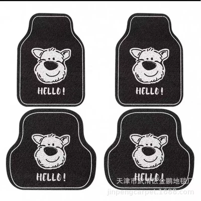 Avtomobil döşəmə paspasları — Floor Mats with Wire Loops - style-10-5046cm-full-back-row