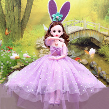 音乐玩具爱莎冰雪奇缘换装智能恒潮迷糊芭比音乐娃娃60cm白雪公主