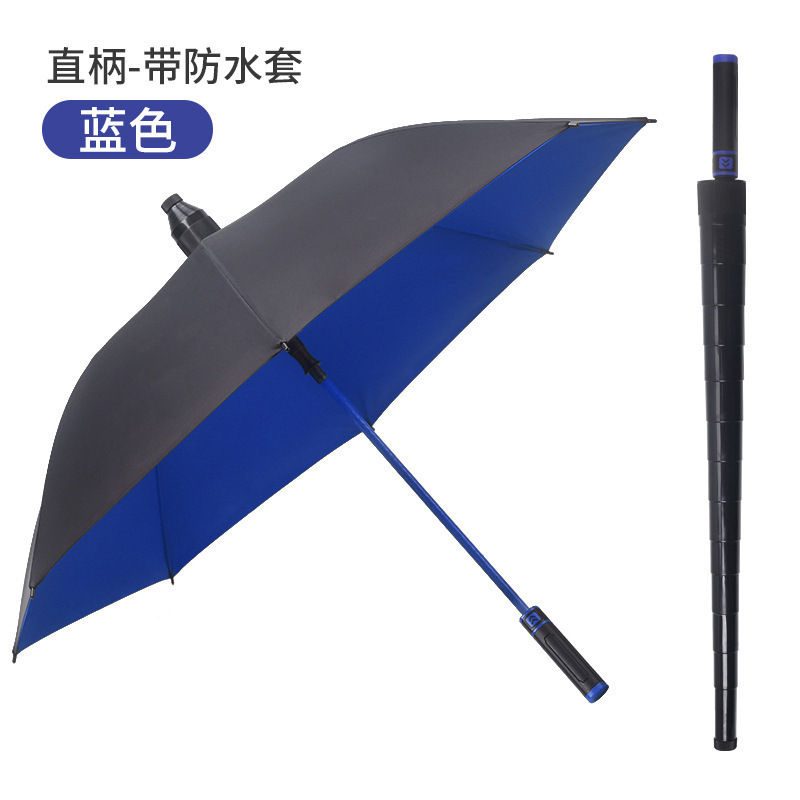 防水カバーゴルフ傘長柄自動豪雨全身防水丈夫で晴れ雨二人傘大サイズ|undefined