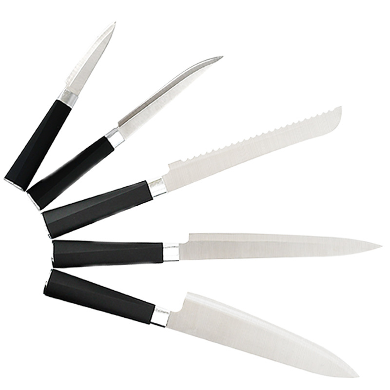 Portacuchillos de plástico para cocina, utensilios de cocina creativos y prácticos, portacuchillos multifuncional, estante de almacenamiento ajustable, estante para cuchillos de cocina, soporte para cuchillos y vajilla.