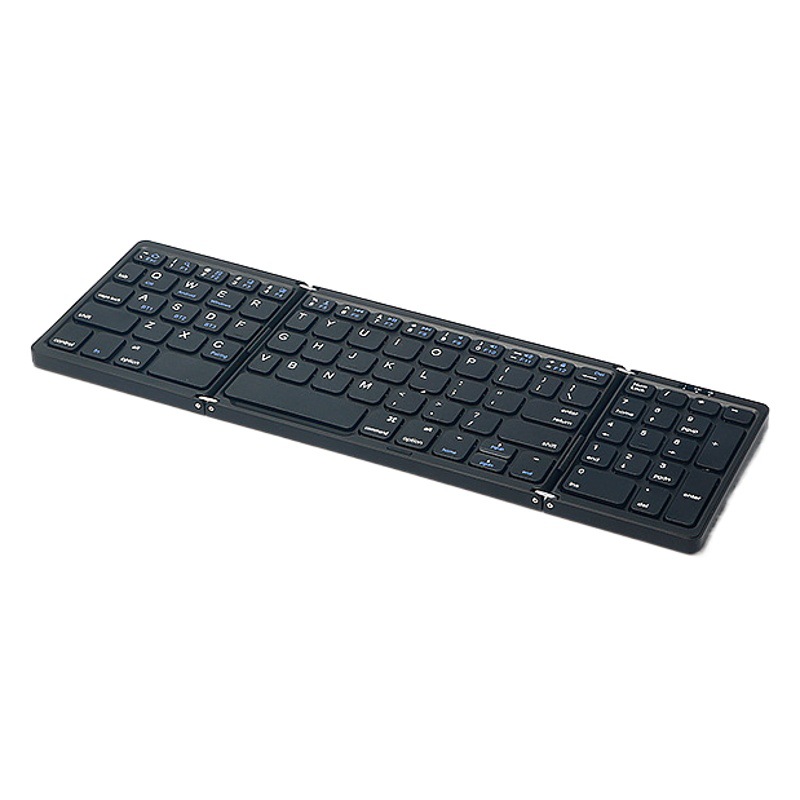 Qianye B089 teclas de número plegable tableta del teléfono móvil portátil de tres sistemas de teclado universal teclado inalámbrico Bluetooth