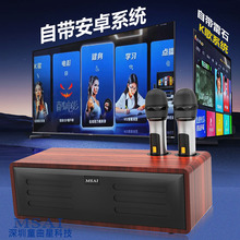 新款麦克风音响k歌一体音箱 电脑音响带话筒无线家庭ktv音响套装