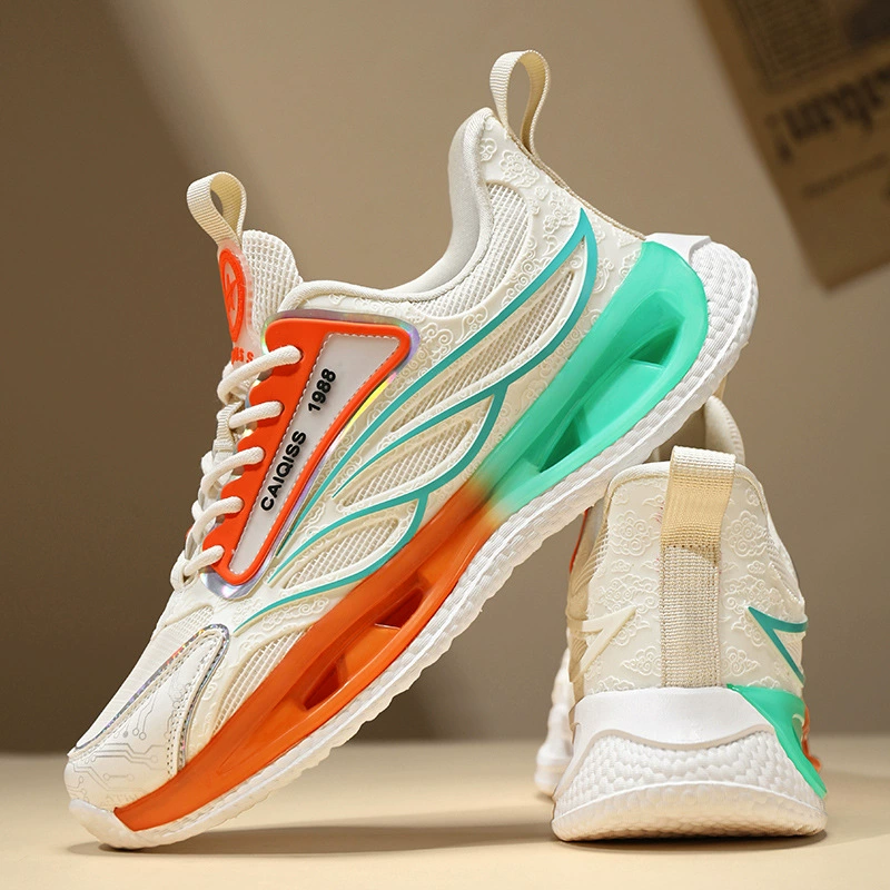 Модные брендовые белые туфли, мужские весенне-летние новые дышащие универсальные спортивные мужские кроссовки в Корейском стиле, сетчатая мужская повседневная обувь 2021