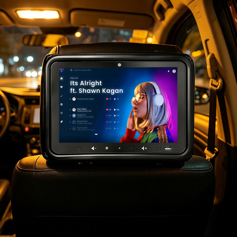 Car-Mounted Advertising Display Screen 10.1inch Hd Smart Taxi Advertising Screen for Online Ride-Hailing Vehicles Car-Mounted Advertising Display Screen 10.1inch Hd Smart Taxi Advertising Screen for Online Ride-Hailing Vehicles
