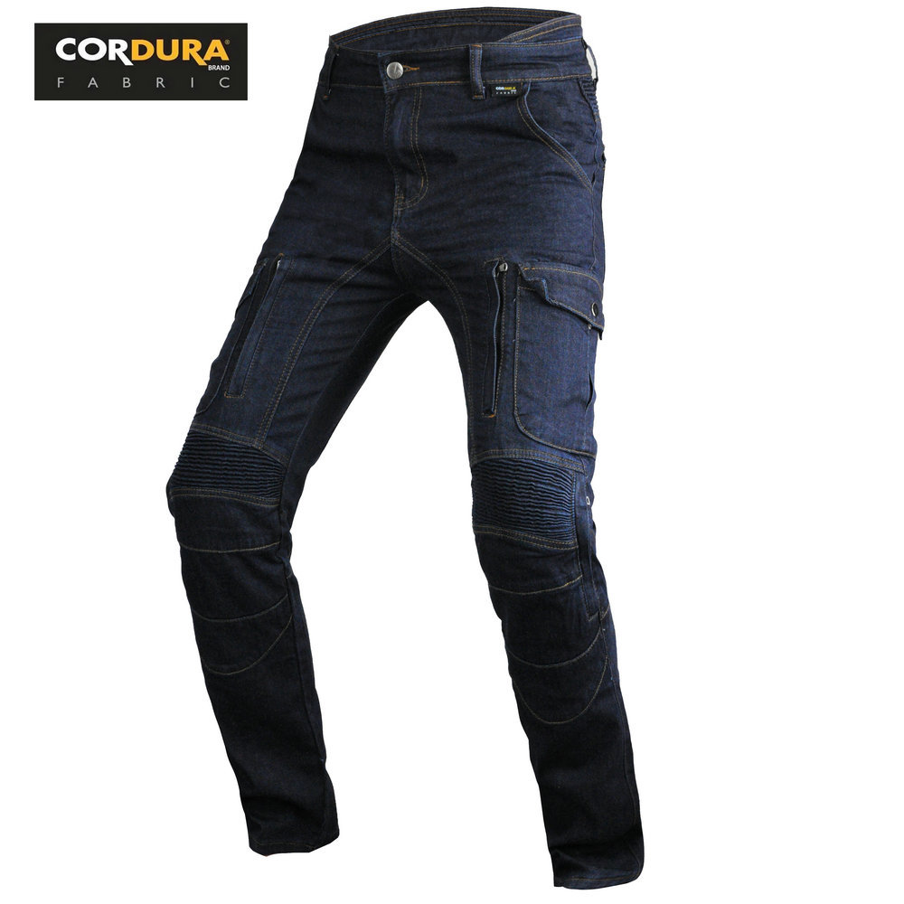 VOLERO Pantalones vaqueros de la motocicleta de los hombres de Cordura motocicleta pantalones de montar monos resistentes al desgaste resistente al desgarro