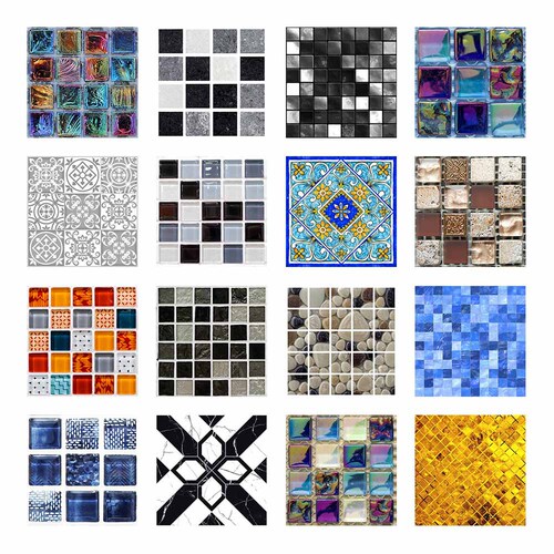 Shangyi mosaic imitation tile wallpaper self-adhesive wall stickers kitchen oil-proof bathroom decoration manufacturer wholesale tile stickers