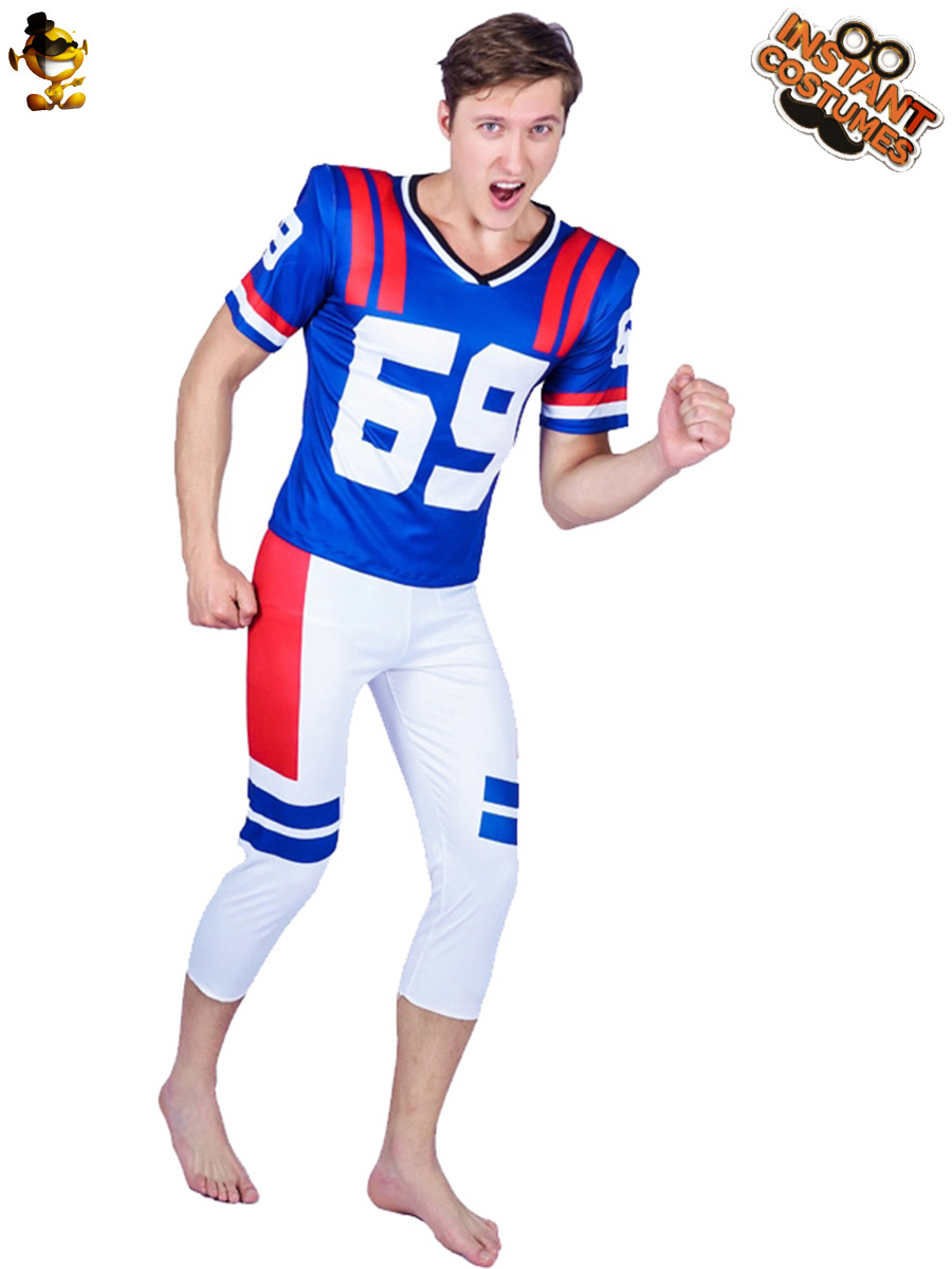 Los hombres grandes Jersey desgaste de negocios etapa desgaste rendimiento traje Halloween Masquerade Cosplay partido suerte