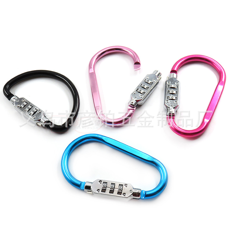 Electric scooter helmet lock, anti-theft lock, motorcycle helmet fixing lock, bike basket lock, aluminum alloy hook, combination lock
