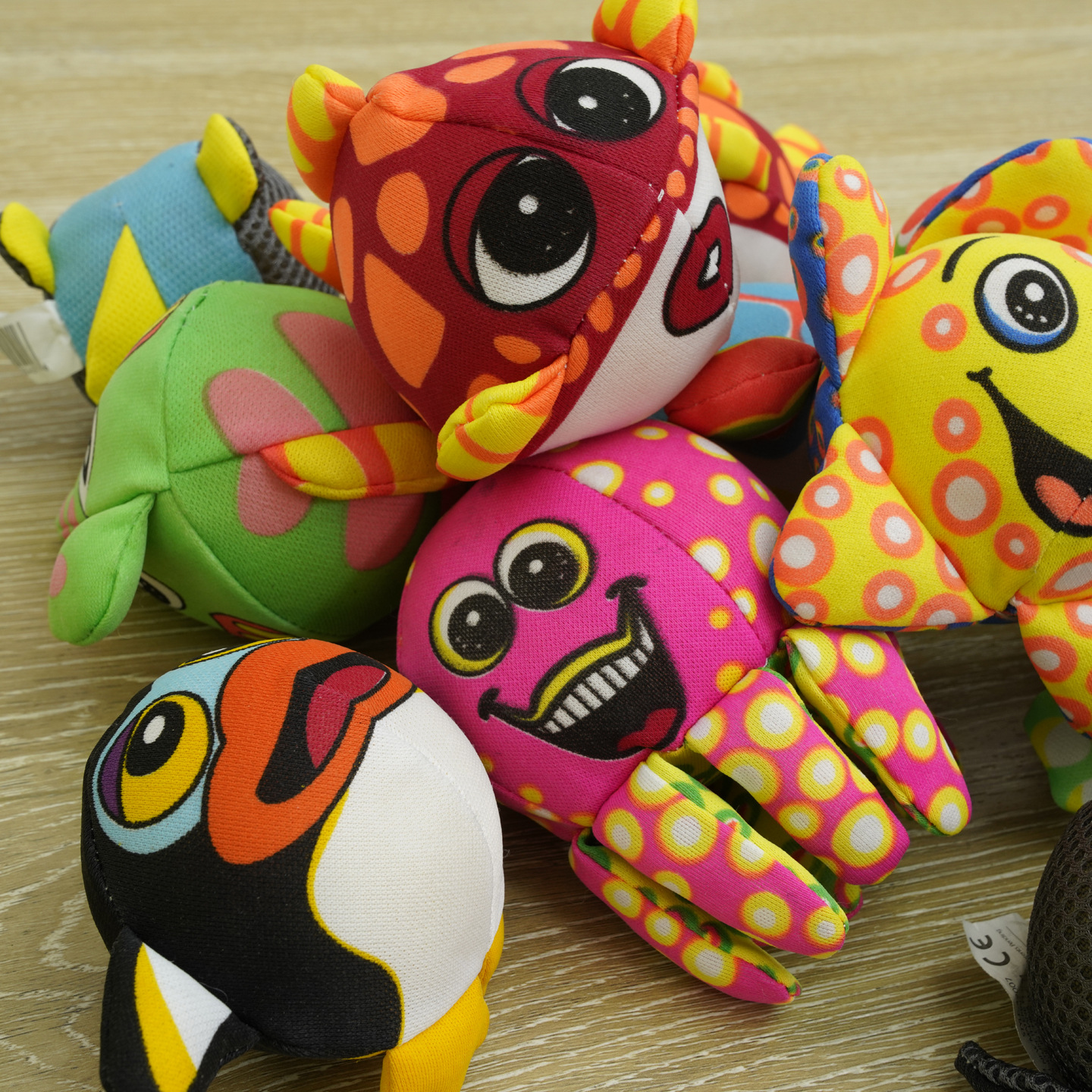 Sacos de esponja de malla de animales para niños al aire libre lanzando bola blanda sensación de lanzamiento de todos los estudiantes lanzando juguetes de bola de frijol