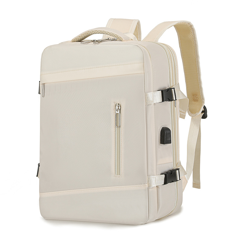 Expandable Business Backpack Large Capacity Travel Bag For Men_voghion.com