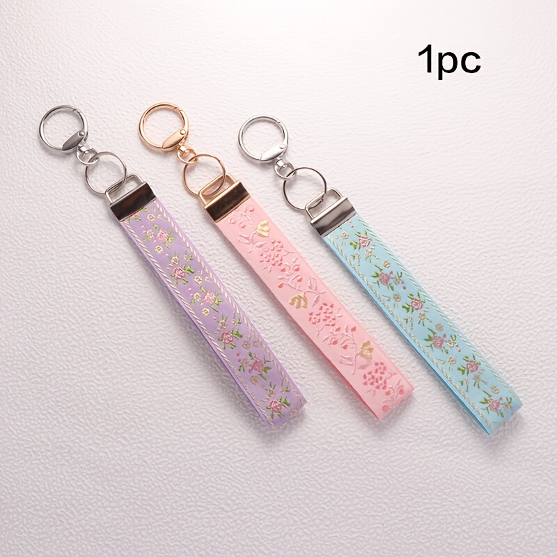 Amazon's New Fashionable Polyester Fabric Keychain with Sublimation Heat Transfer Fabric Strap Keychain Bag Pendant Amazon's New Fashionable Polyester Fabric Keychain with Sublimation Heat Transfer Fabric Strap Keychain Bag Pendant