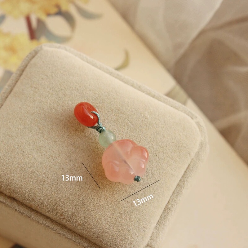 天然南紅隔珠ペンダントと田玉小提溜ブレスレットアクセサリー手串ペンダントネックレスdiy手作りコーディネート|undefined