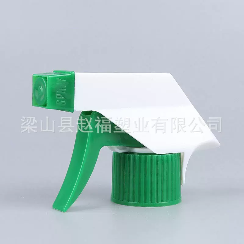 厂家批发现货手持雾化消毒枪塑料喷头28牙手扣式酒精喷雾机泵头