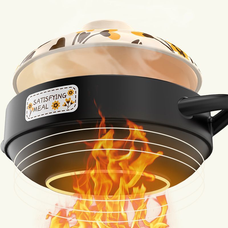 Cazuela de Cerámica para Sopa Resistente a Altas Temperaturas para Estufa de Gas