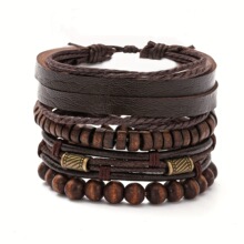 A 32581 Vintage Copper Bead Bracelet Set �����ֻ� ŷ����