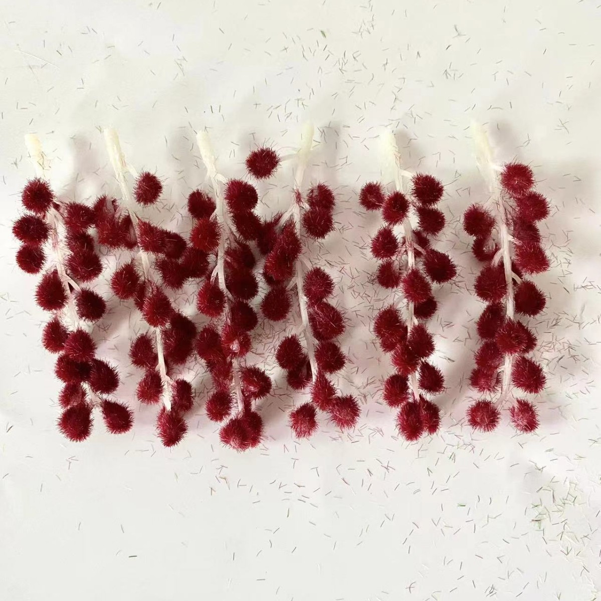 工場直販の造花アカシア、半完成品の花頭、DIY手工芸品、卸売、家の装飾と美化