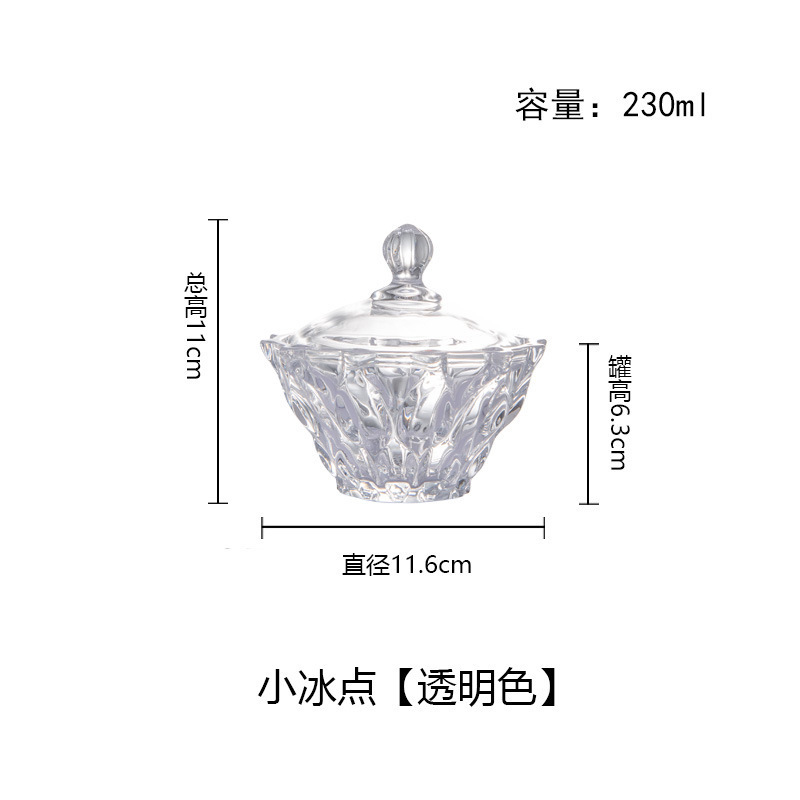 欧式玻璃罐香薰蜡烛罐糖果罐收纳摆件首饰品罐子消磁石水晶消磁碗|undefined