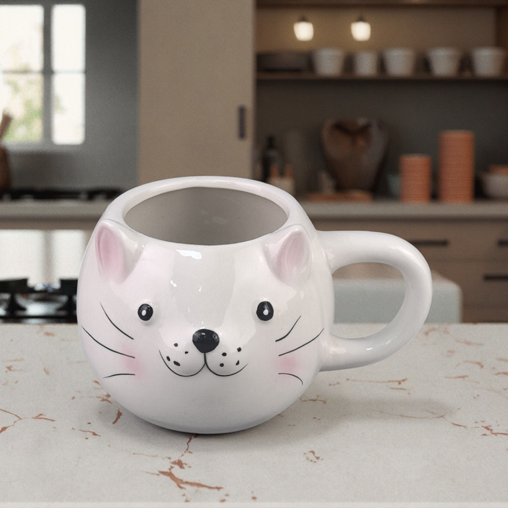 Cute taza de ratón, taza de cerámica, taza de agua, regalo de cumpleaños para chicas.