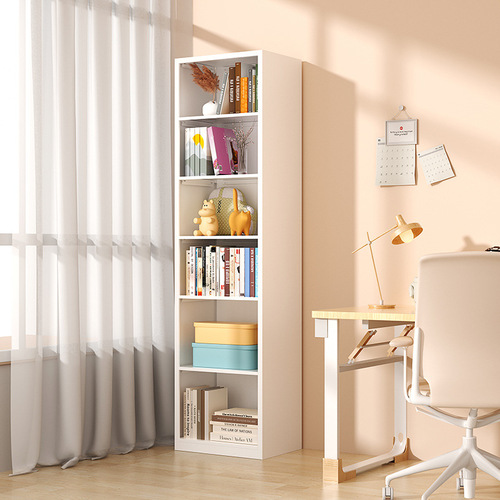 Household steel bookcase floor-standing multi-layer bookshelf living room sandwich corner storage rack children's study iron art storage rack