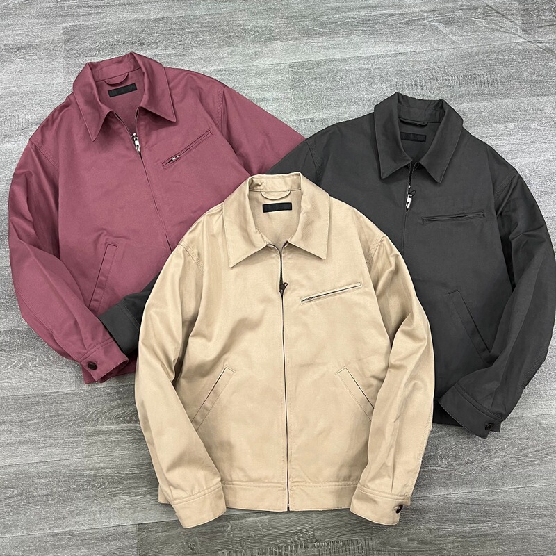 Close your eyes! Spring 2025 New Men's and Women's Retro Workwear Coat British Old Money Style Lel Jacket Trendy