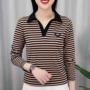 印花宽松显瘦翻领女上衣