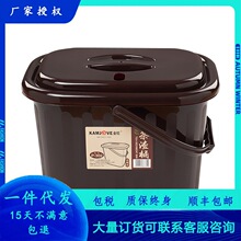 厂家直供金灶茶具配件茶水桶茶桶茶渣桶家用塑料垃圾桶茶盘废水桶